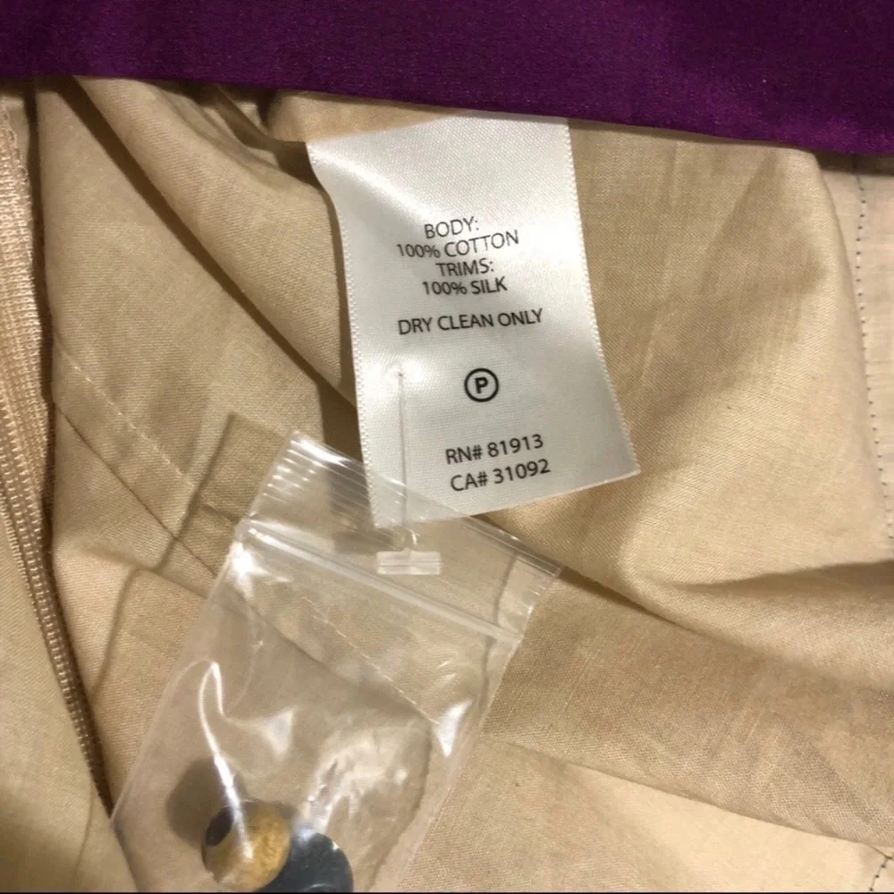 Plenty by Tracy Reece Embroidered Halter Top Boho Size 4 Tan Summer Top - Picture 9 of 10